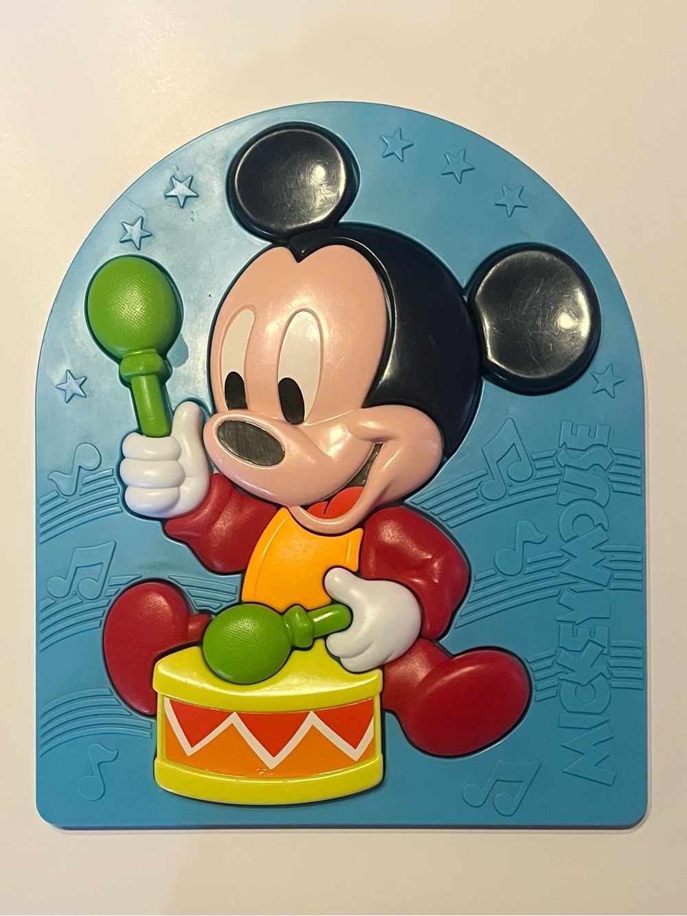 Vintage 1984 Disney Mickey Mouse Baby ARCO Self Correcting Toddler Puzzle